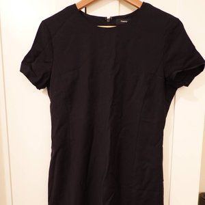 Theory black shift dress